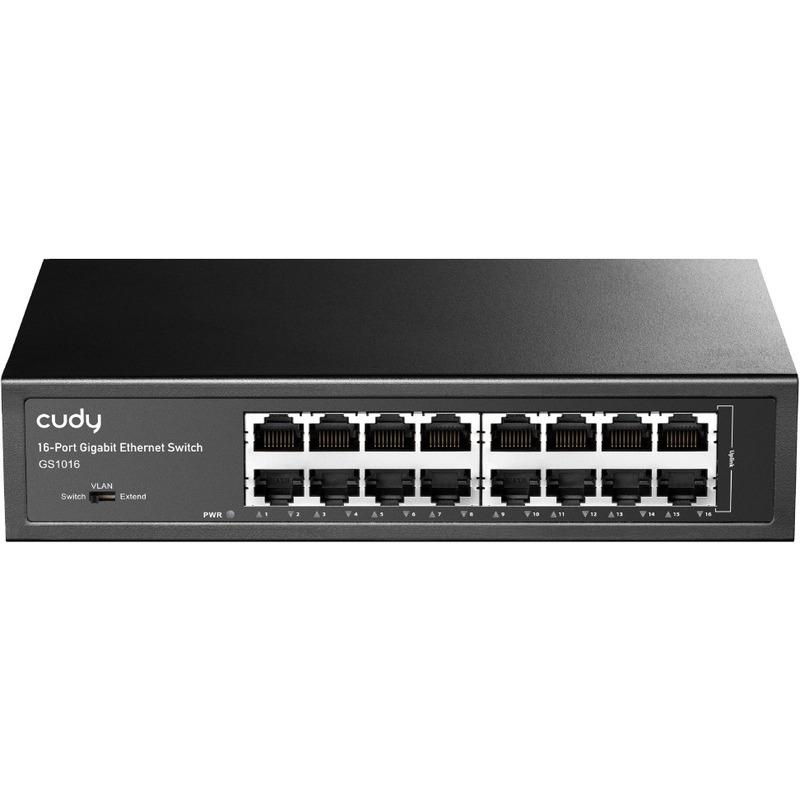 CUDY 16-Port Gigabit Light Managed Switc "GS1016E" (timbru verde 2 lei)
