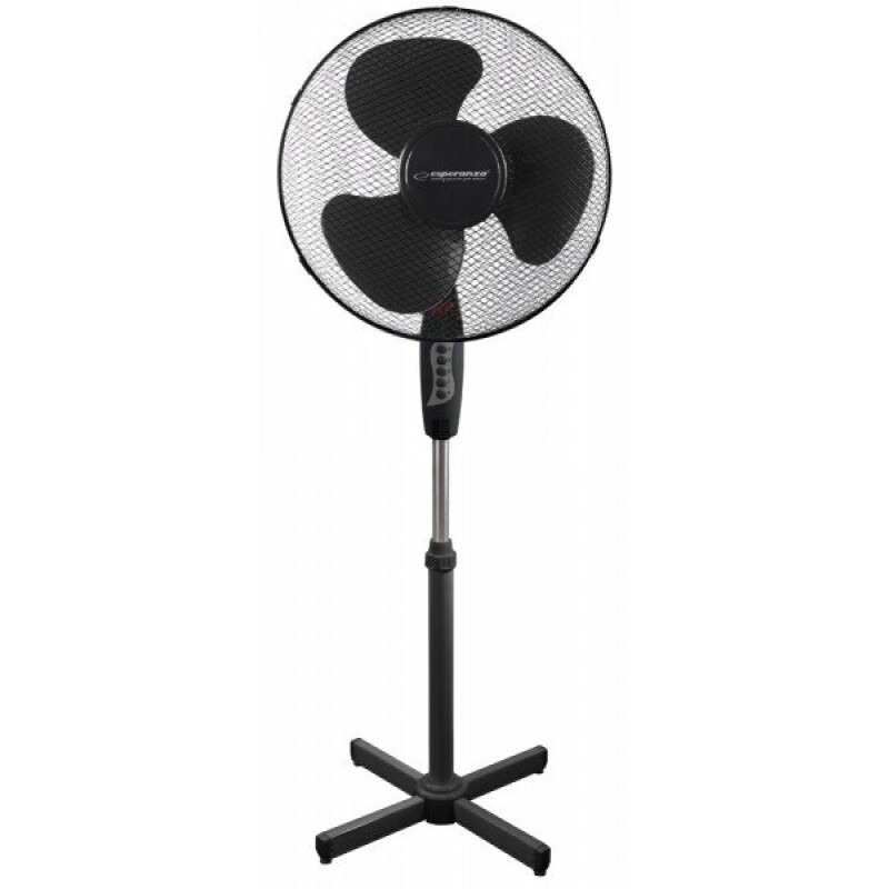 Ventilator cu picior Esperanza Hurricane EHF001KK diametru 40cm 50W Negru "EHF001KK" (timbru verde 0.8 lei)