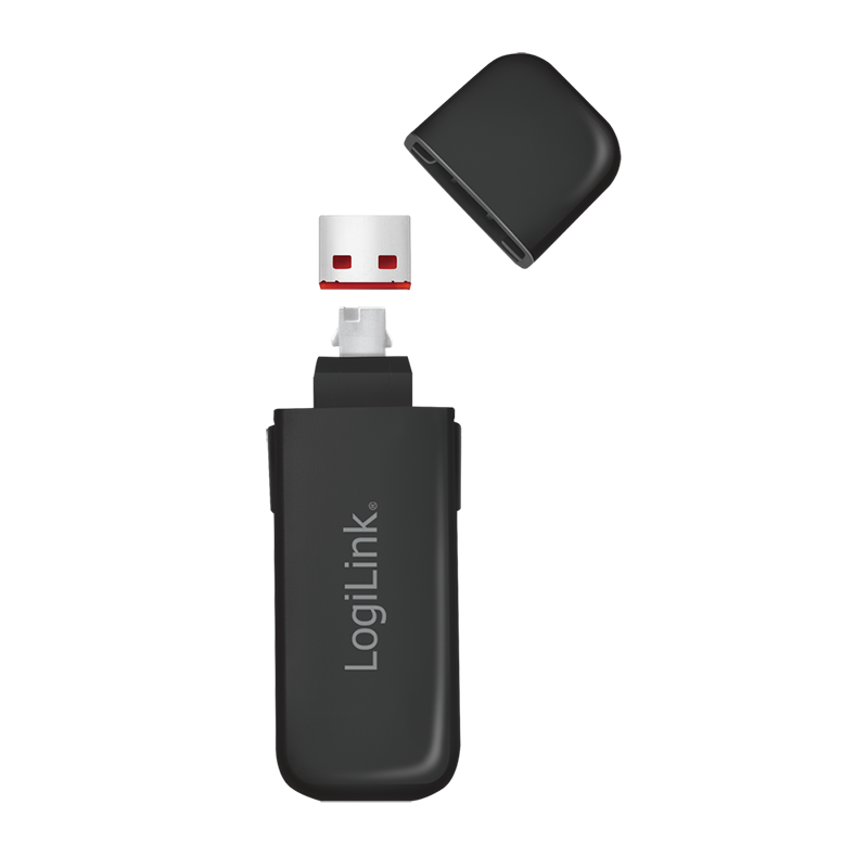 PORT Blocker LOGILINK, USB-A, 1buc. contine 1 cheie + 4 incuietori, "incuietori de USB", red, "AU0054"