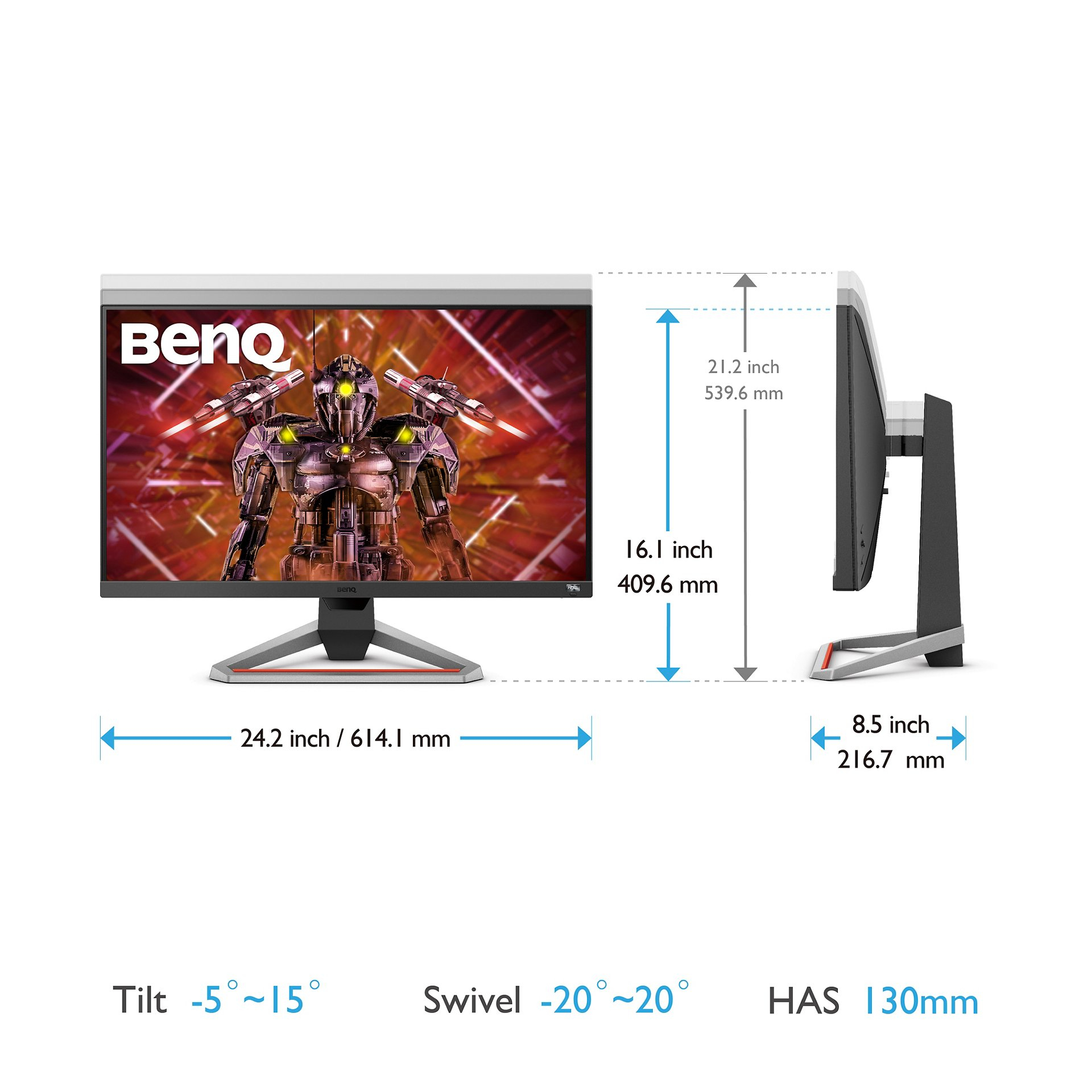 Monitor BenQ 27" EX2710U"EX2710U" - imagine 3