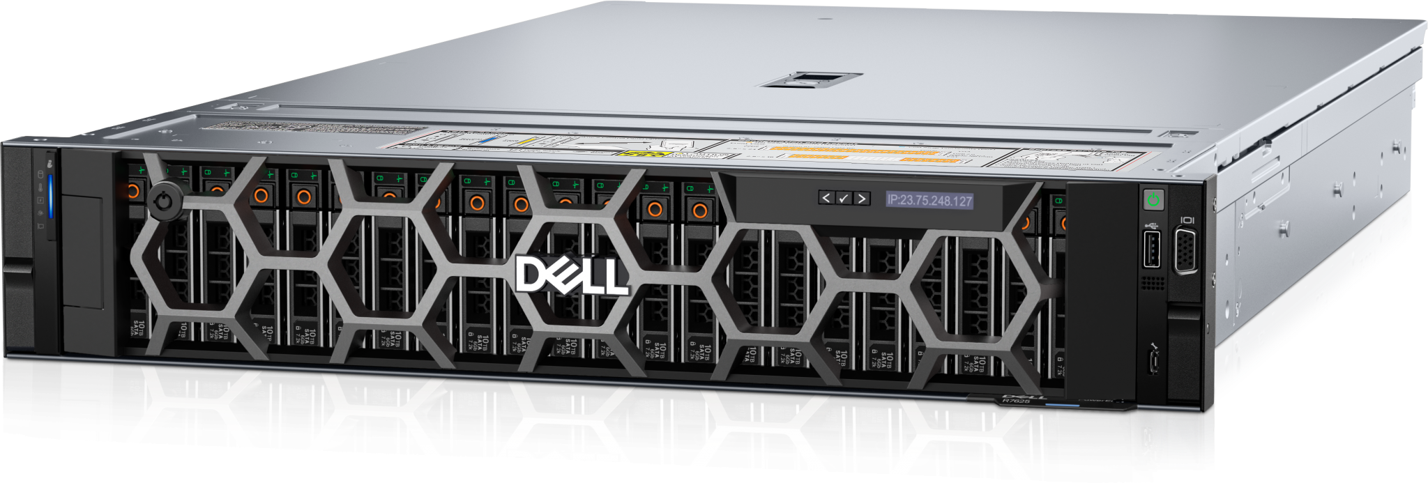 R7625 2xEPYC9224 64GB 2x480SSD 1100Wx2"210-BFMO16150545"
