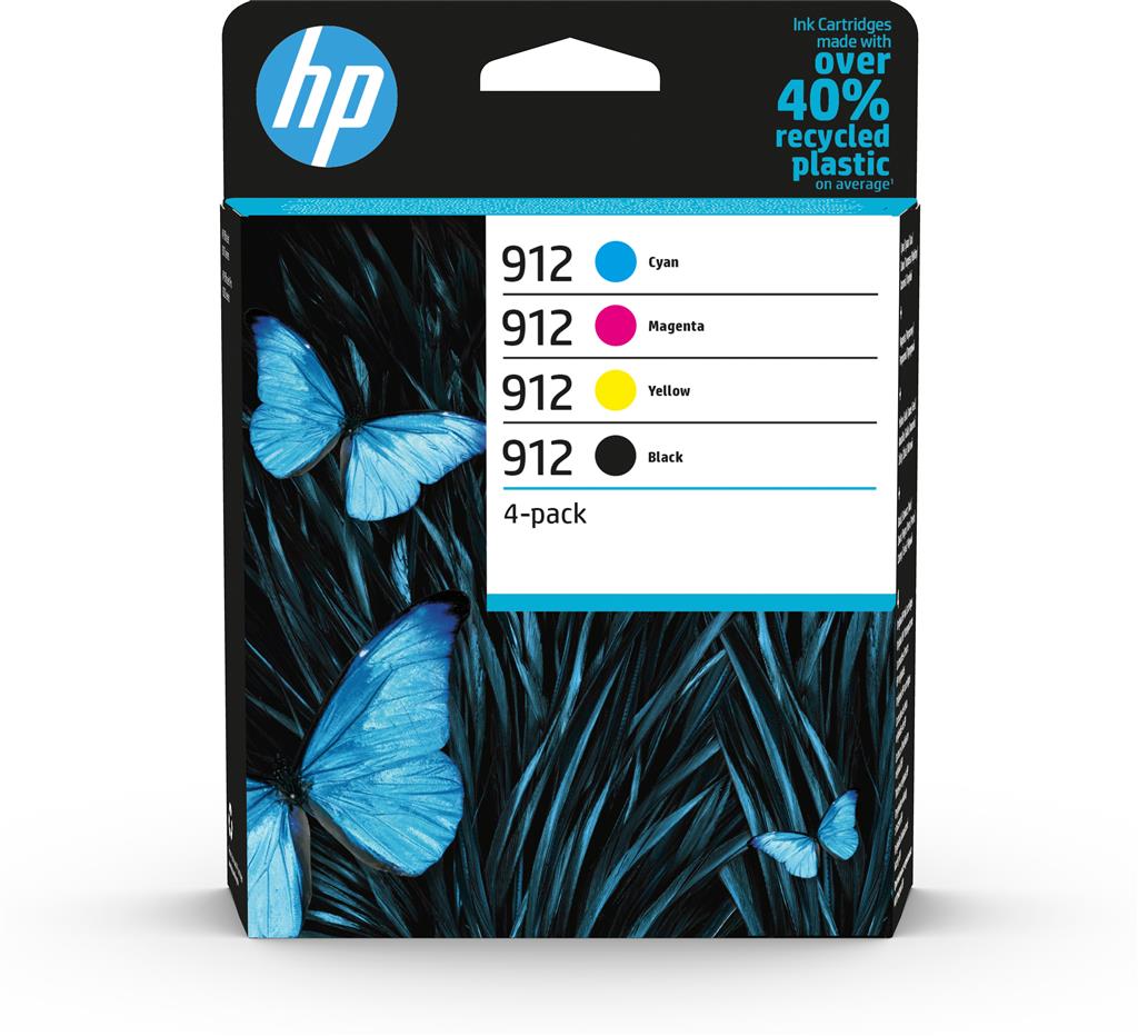 Combo-Pack Original HP CMYK, nr.912, pentru OfficeJet 8013|8023, , (timbru verde 0.60 lei), "6ZC74AE"