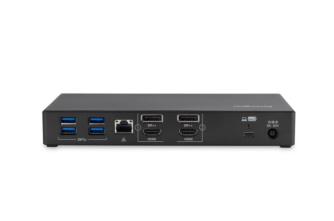 DOCKING Station KENSINGTON universal, conectare PC USB Type C, USB Type C x 1, USB-A 3.0 x 5, porturi video Display Port x 2, HDMIx2, RJ-45,Audio, negru "SD4781P", "K33603EU" (timbru verde 0.18 lei)