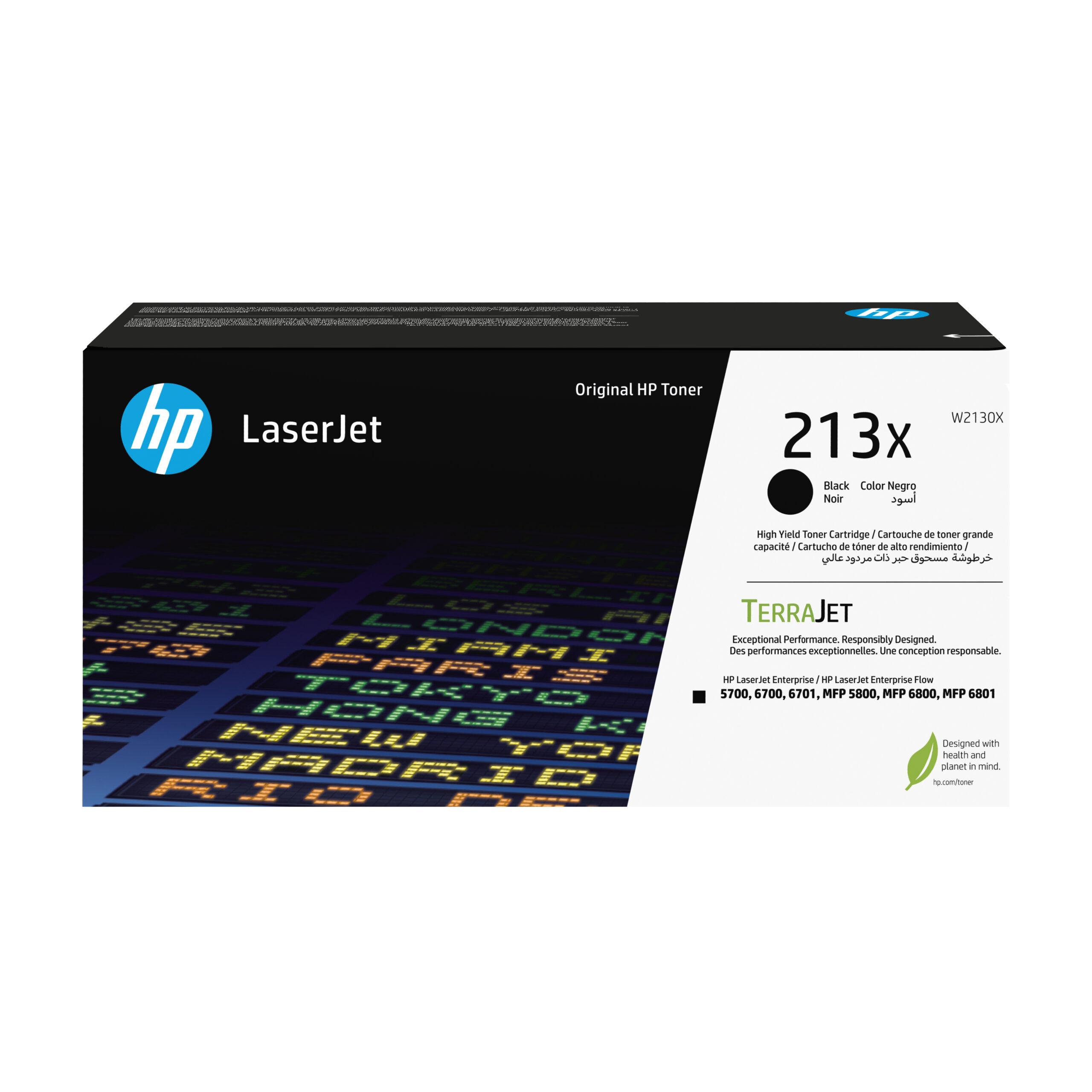 Toner Original HP Black, nr.213X, pentru Color LJ 5700|5800|6700|6800, 6K, incl.TV 1.2 RON, "W2130X"