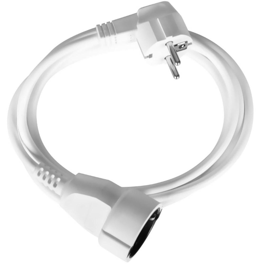 PRELUNGITOR Bachmann, Schuko x 1, conectare prin Schuko (T), cablu 5 m, 16 A, fara protectie, alb, "BM-3402865" (timbru verde 0.18 lei)