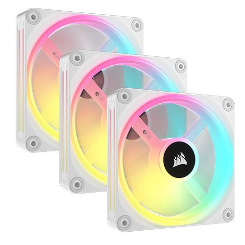 Vent CR iCUE LINK QX120 RGB WHITE TRP "CO-9051006-WW" (timbru verde 2.00 lei)