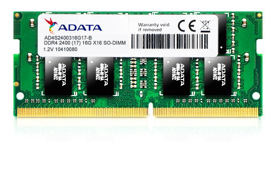 SODIMM ADATA, 4 GB DDR4, 2400 MHz, "AD4S2400W4G17-S"
