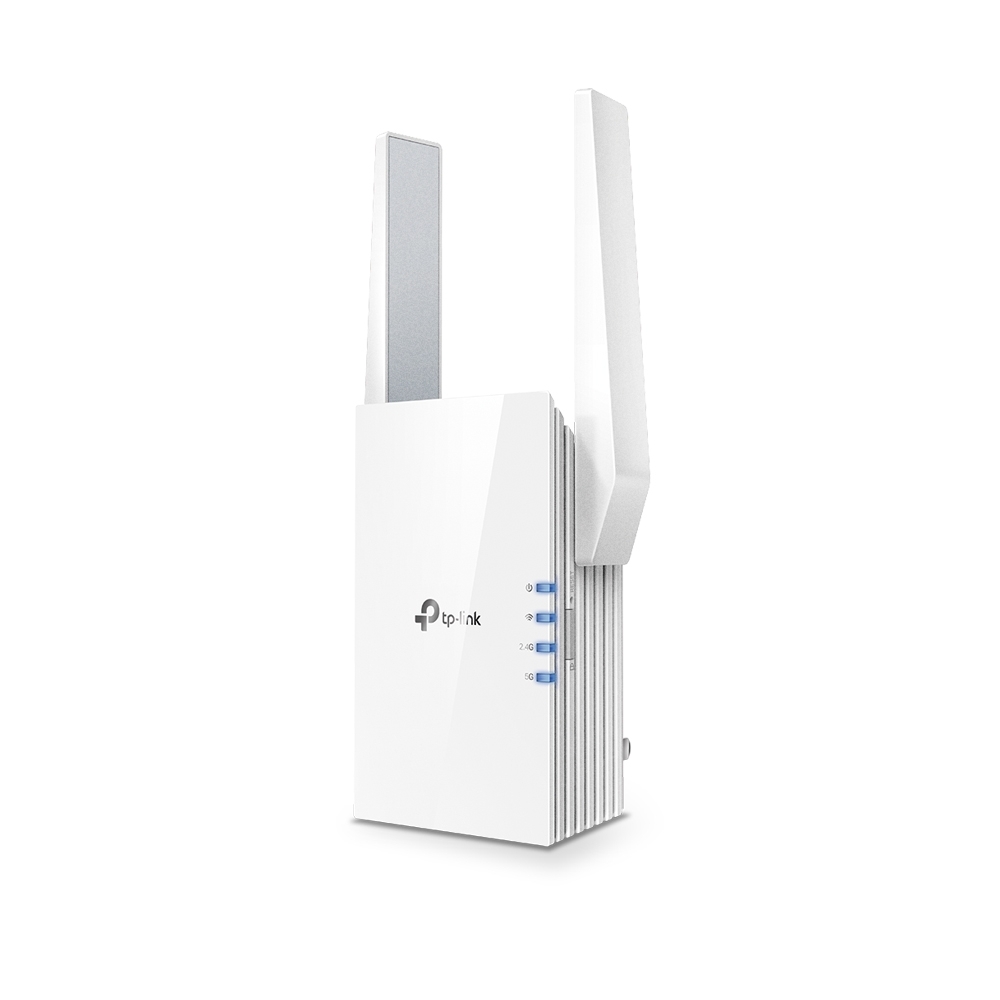 RANGE EXTENDER TP-LINK wireless 1500Mbps, 1 port Gigabit, 2 antene externe, 2.4 / 5Ghz dual band, Wi-Fi 6, "RE505X" (timbru verde 2 lei)