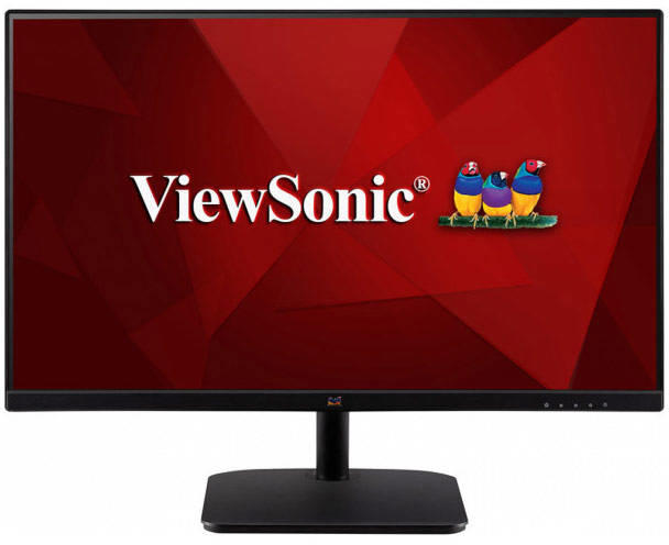 MONITOR ViewSonic 23.8 inch, home | office, IPS, Full HD (1920 x 1080), Wide, 250 cd/mp, 4 ms, HDMI | VGA, "VA2432-H" (timbru verde 7 lei)