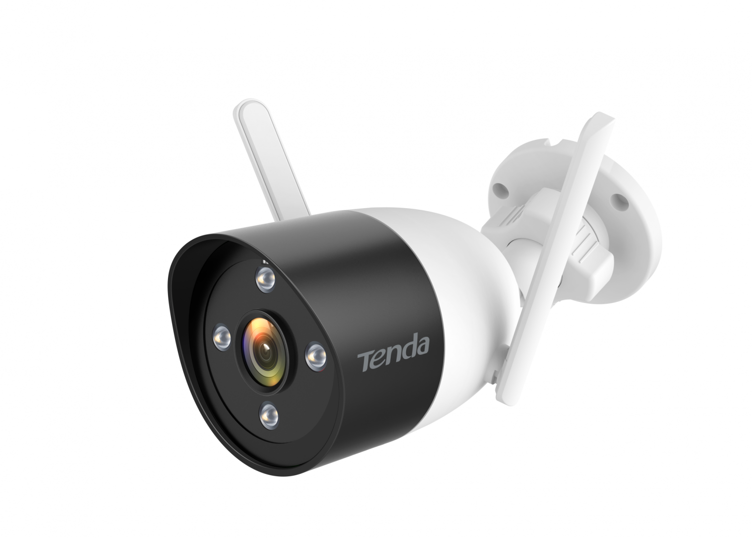 CAMERA IP Exterior Tenda, Full HD 1080P, IP66, dist. IR 30 m, 2 antene externe, tip lentila fixa 4 mm, 2 Mpx, wireless, microfon, carcasa plastic, slot SD card da, "RT3-WCA" (timbru verde 0.8 lei)