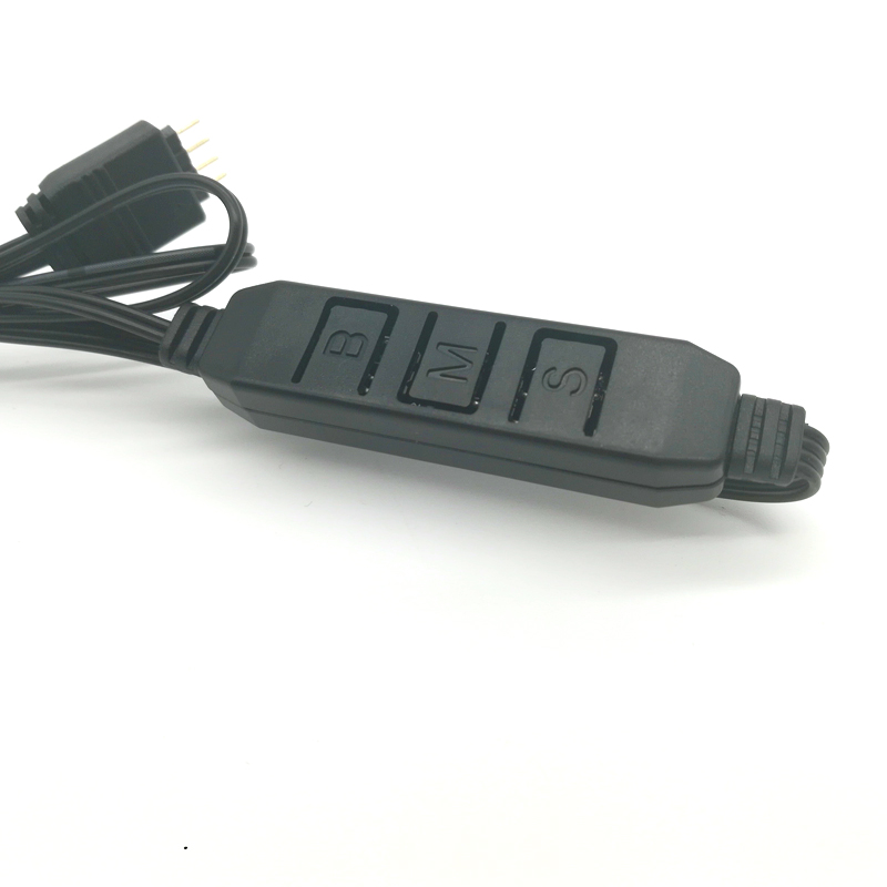 Fan RGB Controller Thermalright, 5V, conector SATA, RGHB Connector + 5V 3 pin , negru, "RGB Fan Controller 5v"