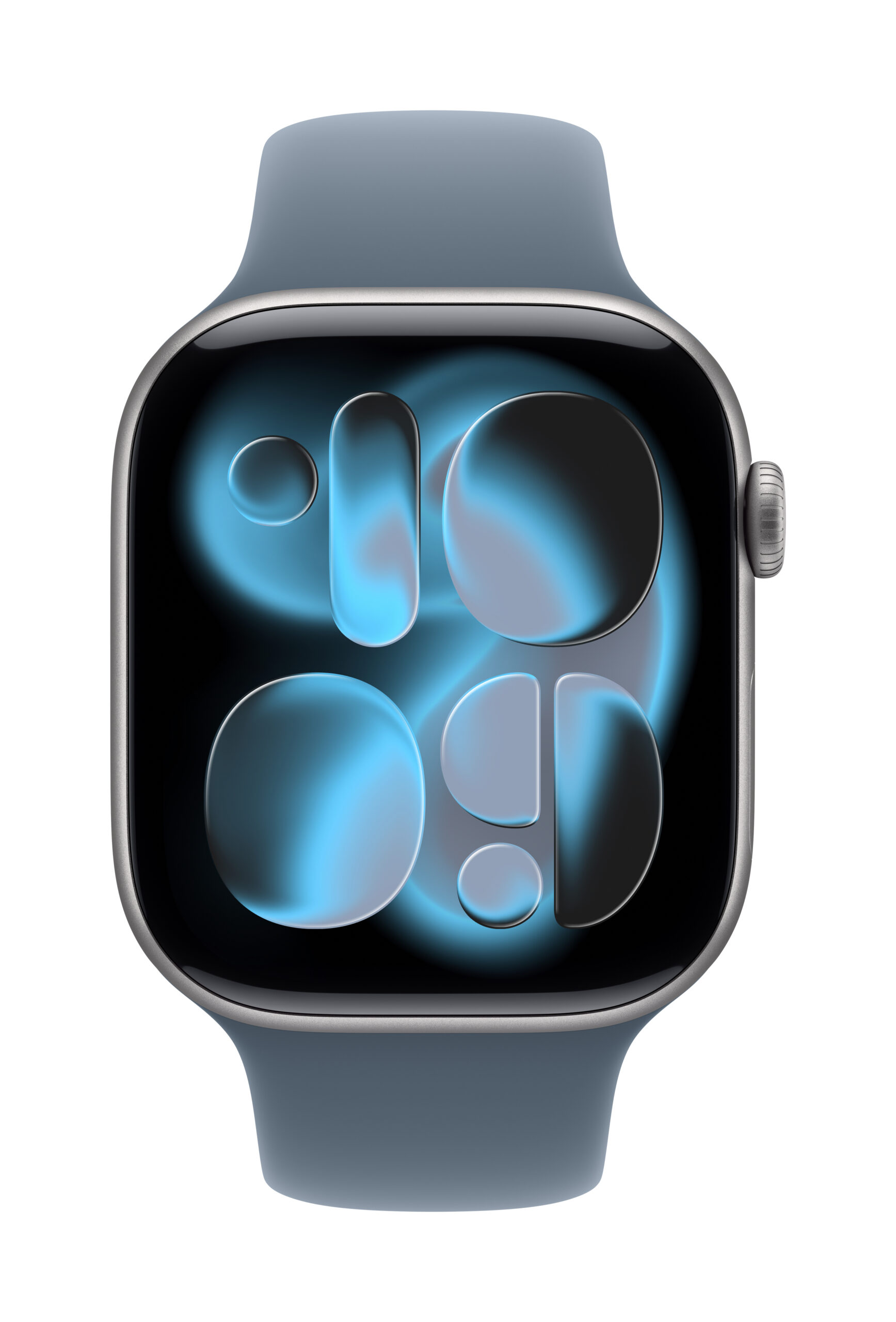 AW BAND 46MM SPORT ANCHOR BLUE M/L "MFGY4ZM/A"