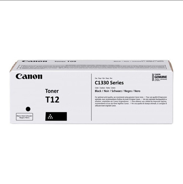 Toner Original Canon Black, T12BK, pentru ISX C1333p|C1333i|C1333iF, 7.4K, (timbru verde 1.2 lei)"5098C006AA"