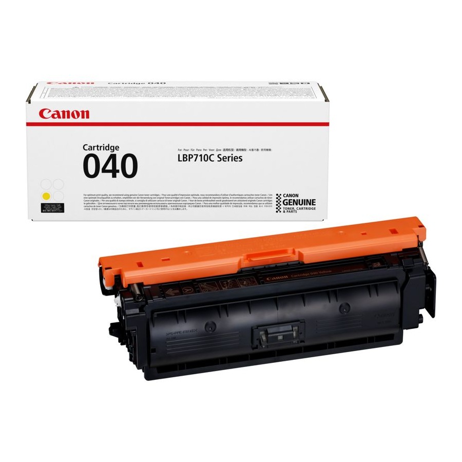 Toner Original Canon Yellow, CRG-040Y, pentru I-Sensys LBP-710|LBP-712, 5.4K, (timbru verde 1.2 lei) , "CR0454C001AA"