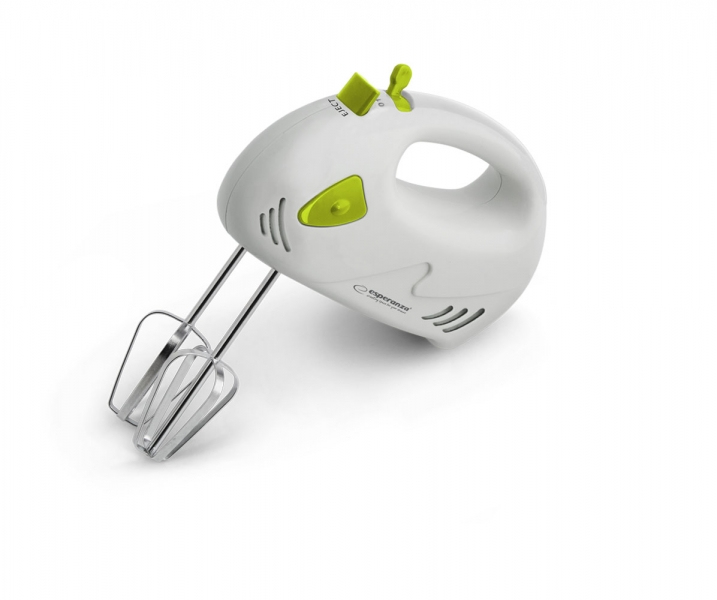 Mixer de mana Esperanza Muffin EKM007G 150W Alb/Verde "EKM007G" (timbru verde 0.8 lei)
