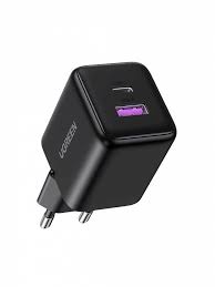 INCARCATOR retea Ugreen GaN "X516" Quick Charge 30W, 1 x USB, 1 x USB Type-C, negru "65014" (timbru verde 0.18 lei)