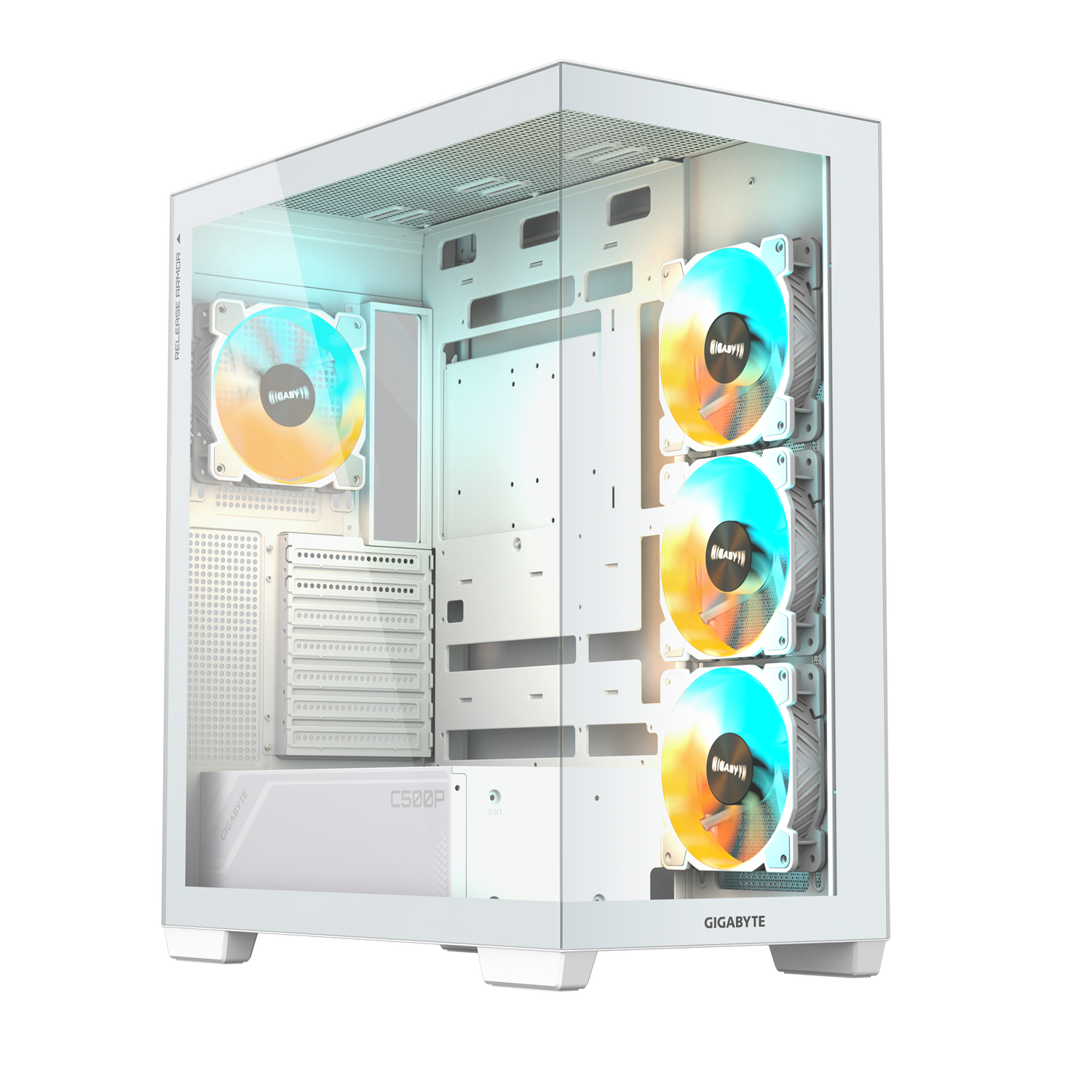Carcasa GIGABYTE GB-C500PI ST "GB-C500PI ST" (timbru verde 0.08 lei)