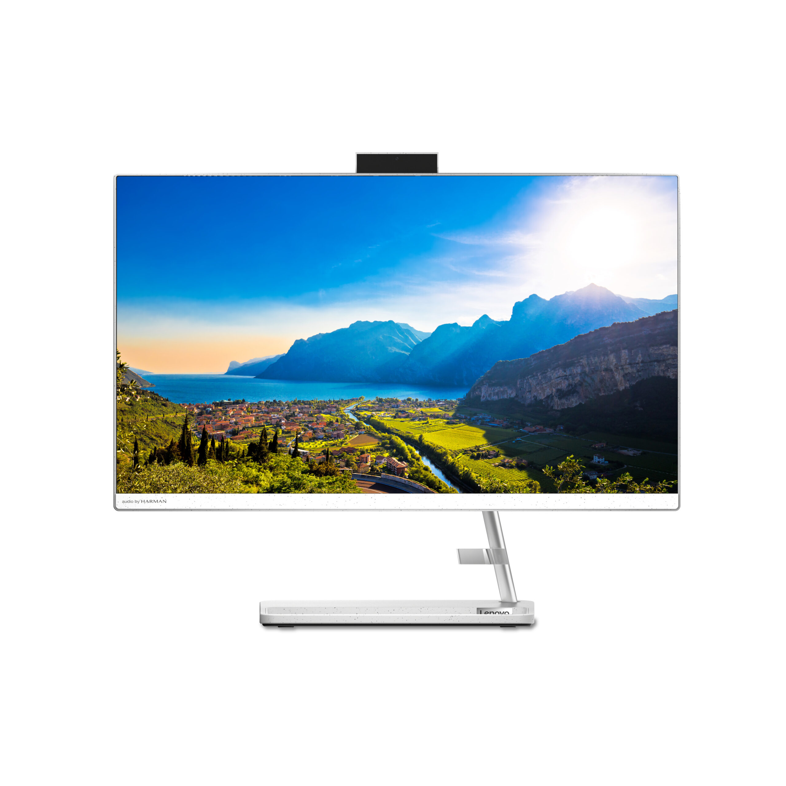 IdeaCentre 3 24ALC6, 23.8 inch FHD IPS, Procesor AMD Ryzen 7 7730U 2.0GHz, 16GB RAM, 512GB SSD, Radeon Graphics, Camera Web, no OS "F0G1013URI" (timbru verde 10 lei)