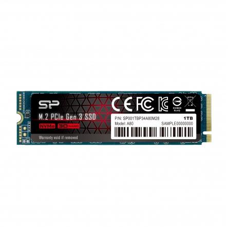 SSD SP A80 1TB PCIe Gen 3x4 M.2 2280 "SP001TBP34A80M28"