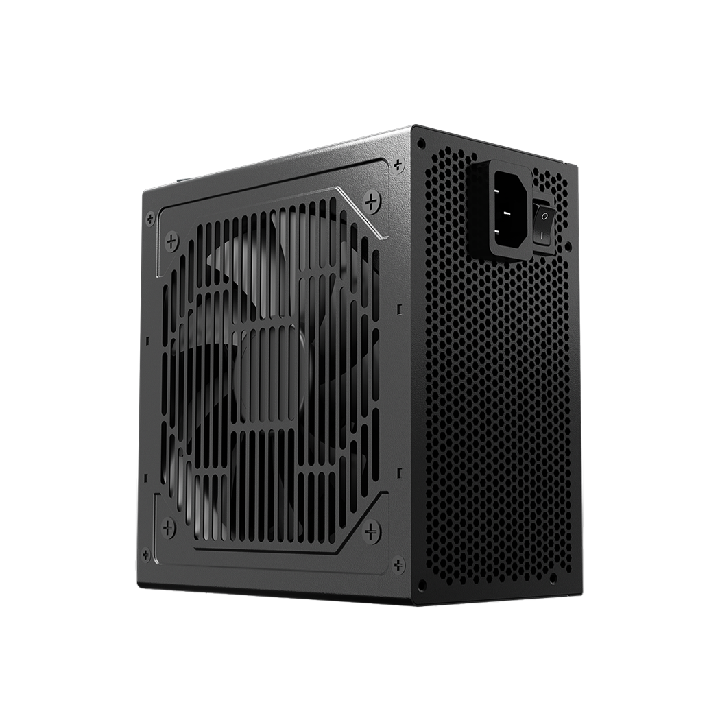 Sursa PCCooler "KF750", 750W, certificare 80 Plus White, non-modular, fan 120mm, negru, "P3-F750-W1H" (timbru verde 2 lei)