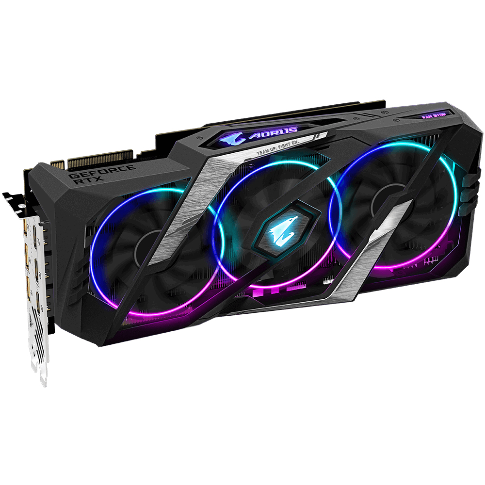 GIGABYTE AORUS GeForce RTX 2070 SUPER 8GB 256Bit 3xDP 3xHDMI DS STOCK REFURBISHED (P)"TPN - GV-N207SAORUS-8GC" - imagine 2