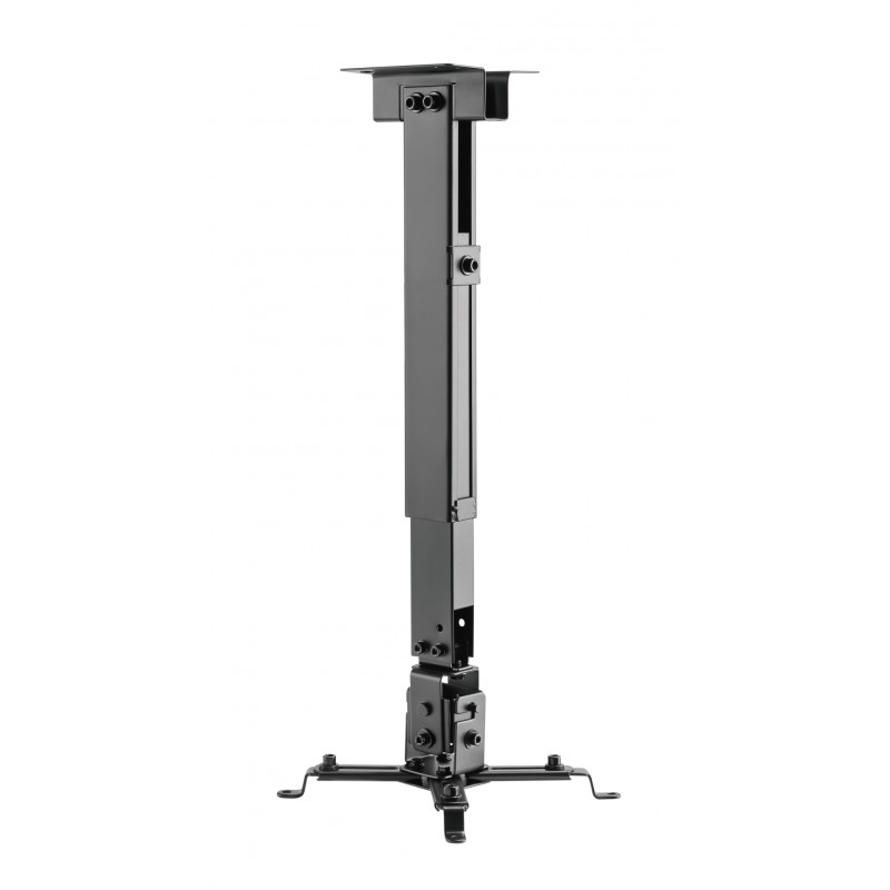 Suport de tavan pentru videoproiector, Nexio, reglabil, extensie 43-65 cm, capacitate sustinere 20KG, Negru "NX-PRB-2G"