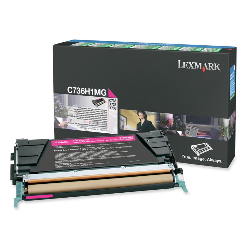 Toner Original Lexmark Magenta, C736H1MG, pentru C736|X736|X738, 1K, (timbru verde 1.2 lei) , "C736H1MG"