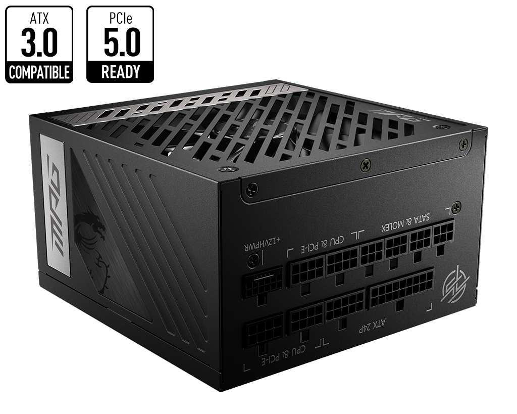 SURSA MSI MPG A850G PCIE5 80+ GOLD "MPG A850G PCIE5" (timbru verde 2 lei)
