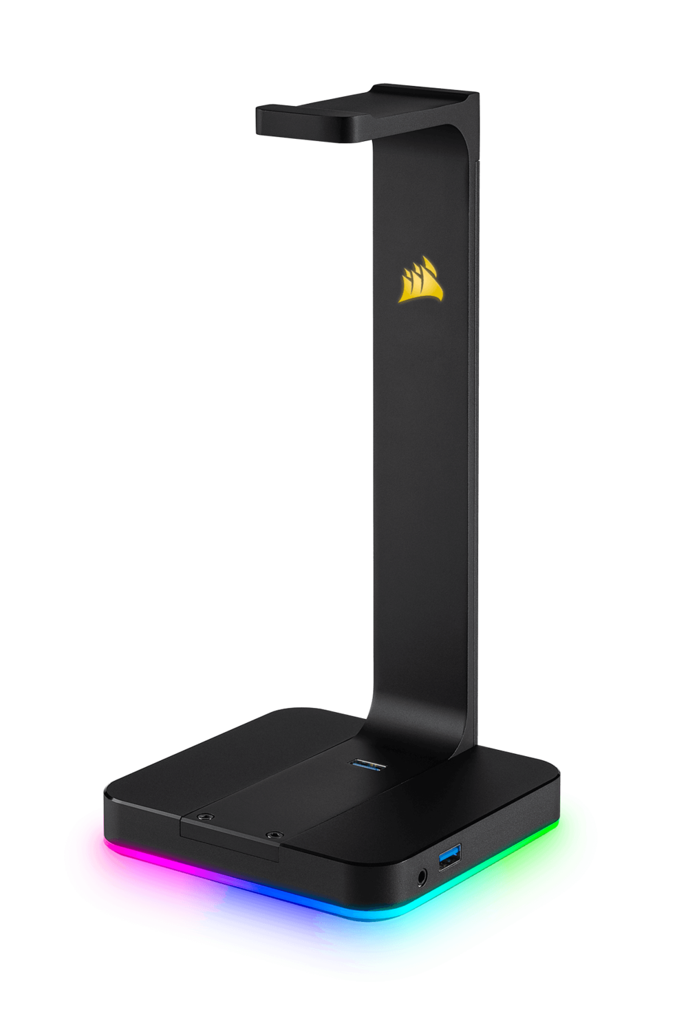 SUPORT casti Corsair, "ST100 RGB", conectare prin USB 3.1 x 2, negru, "CA-9011167-EU"