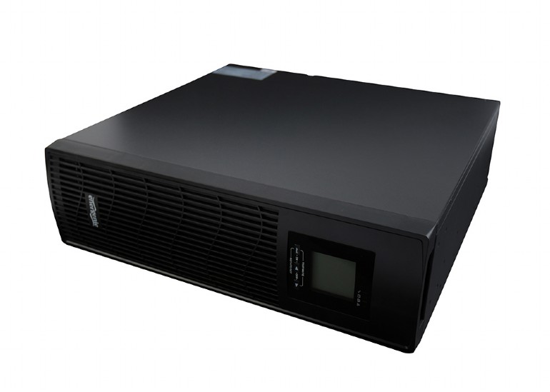 UPS GEMBIRD, Line Int. cu sinusoida pura cu management, rack, 2000VA/1200W, AVR, IEC x 6/ Schuko x 1, 3 x baterie 12V/9Ah, display LCD, back-up 1 - 10 min., "EG-UPSRACK-12", (timbru verde 11 lei)