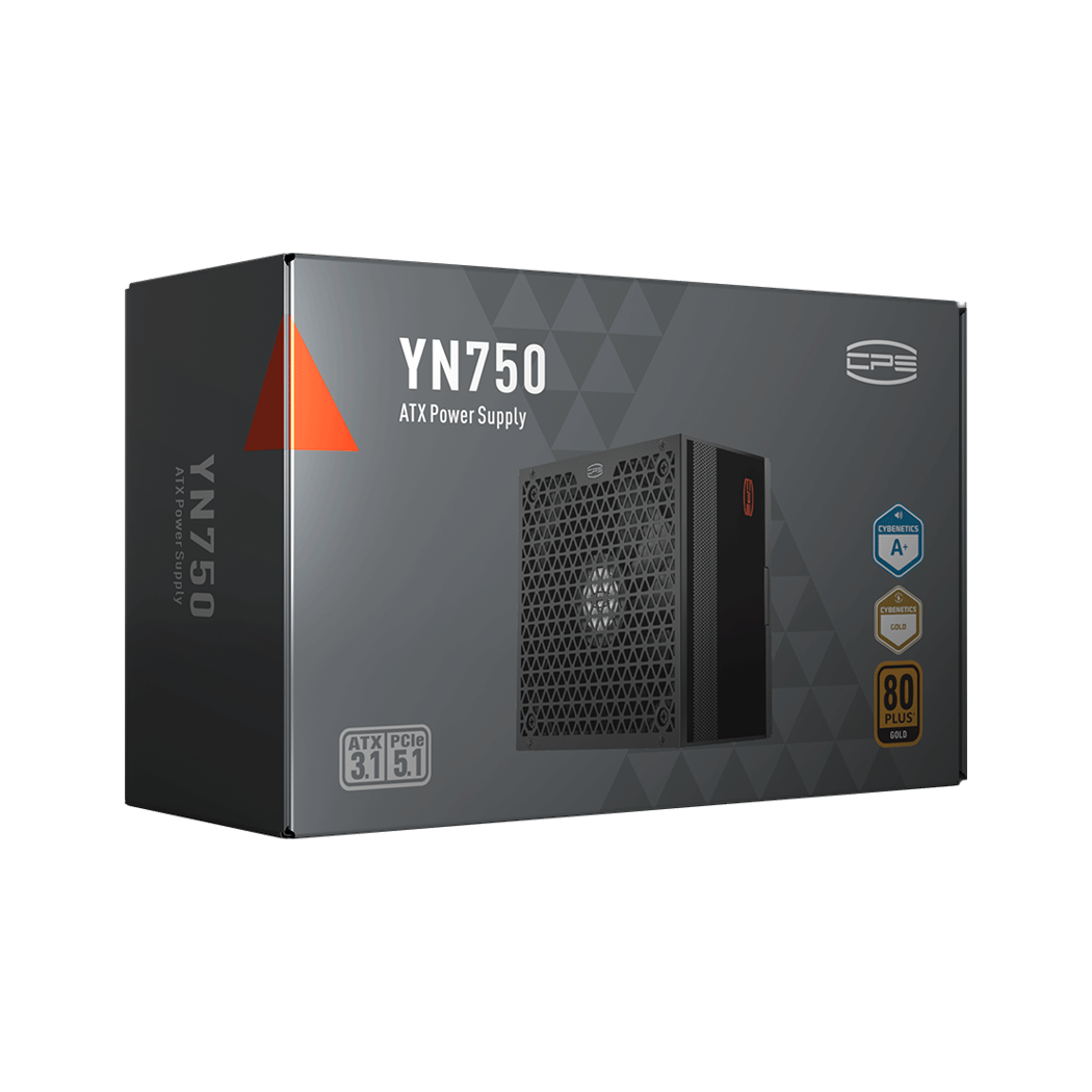 Sursa PCCooler "YN750", 750W, certificare 80 Plus Gold, modular, fan 135mm, negru, "P5-YN750-G1F" (timbru verde 2 lei)