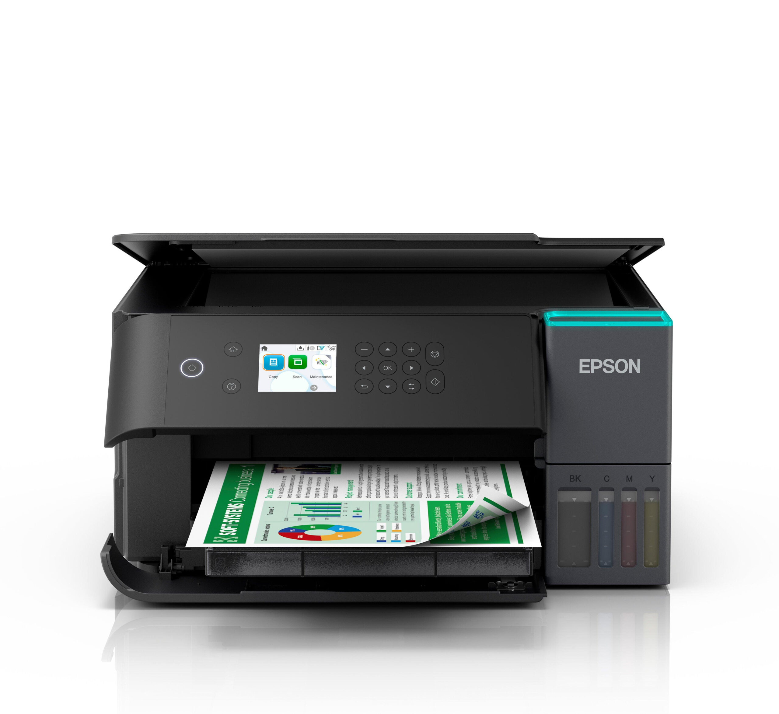 Multifunctional Inkjet CISS Color Epson L6360, A4, Functii: Impr.|Scan.|Cop., Viteza de Printare Monocrom: 33 ppm, Viteza de printare color: 20ppm, Conectivitate:USB|Ret|WiFi, Duplex:Da, ADF:Nu(Timbru Verde 6lei) "C11CL42401"