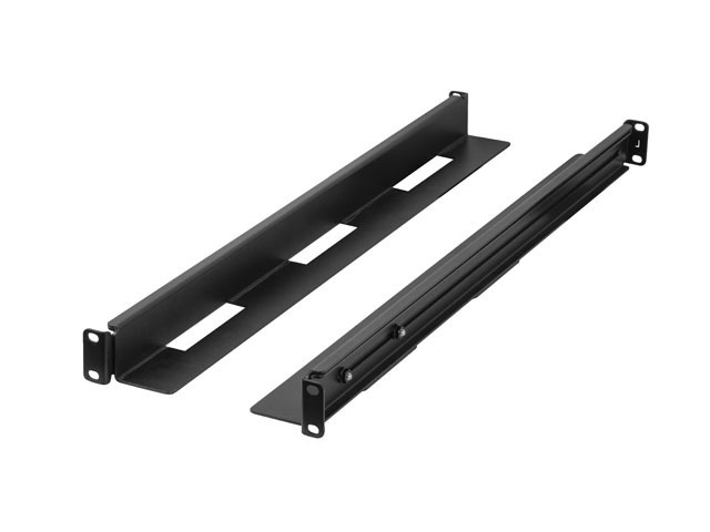 Set sine glisante pentru rack 19" negre "AK-1902-B"