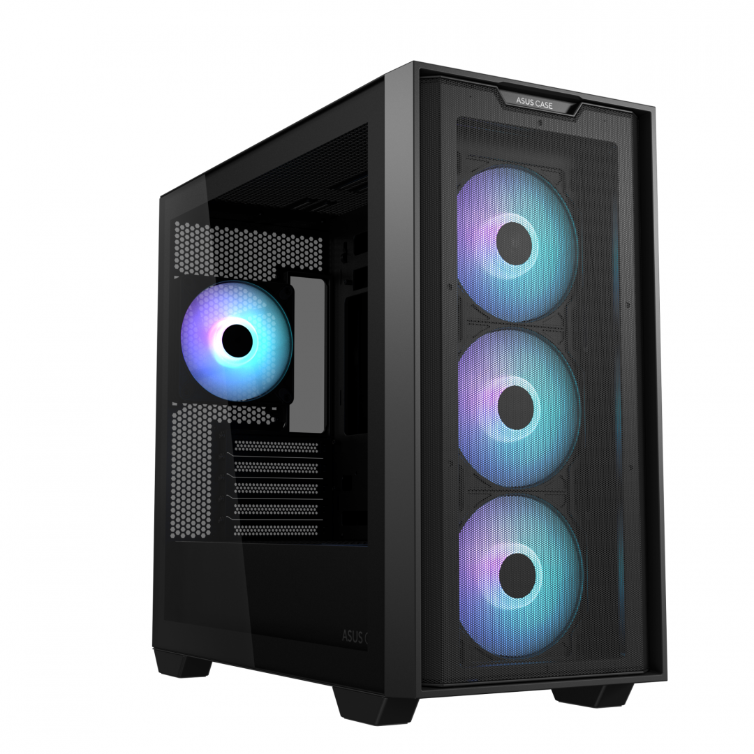 CARCASE Asus A21 PLUS TG ARGB BLACK "A21 PLUS TG ARGB BLACK" (timbru verde 0.08 lei)