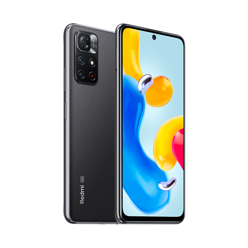 Smartphone Redmi Note 11S 5G 128GB 4GB RAM Dual SIM Midnight Black "QM_65351" (timbru verde 0.45 lei)