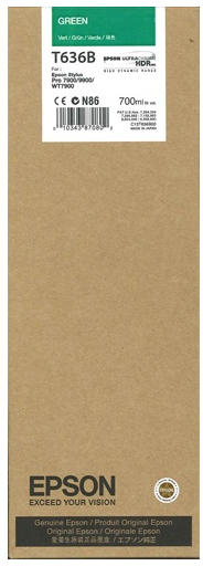 Cartus Cerneala Original Epson Grey, , pentru , , (timbru verde 1.2 lei), "C13T636B00"