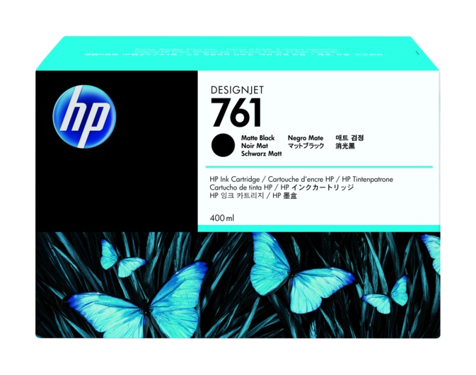 Cartus Cerneala Original HP Matte Black, nr.761, pentru DesignJet T7100|T7200, , (timbru verde 0.15 lei), "CM991A"