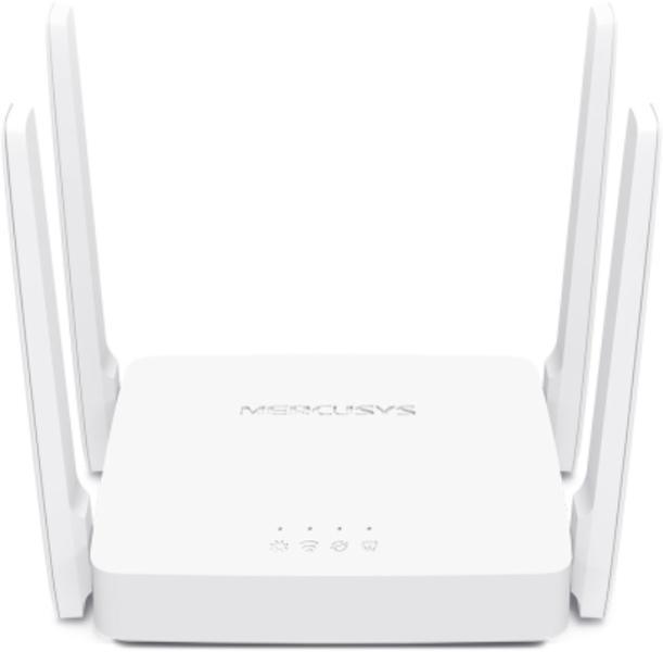 ROUTER MERCUSYS wireless 1200Mbps, 2 porturi LAN 10/100 Mbps, 1 x WAN 10/100 Mbps, 4 x antene externe, Dual Band AC1200 "AC10" (timbru verde 0.8 lei)