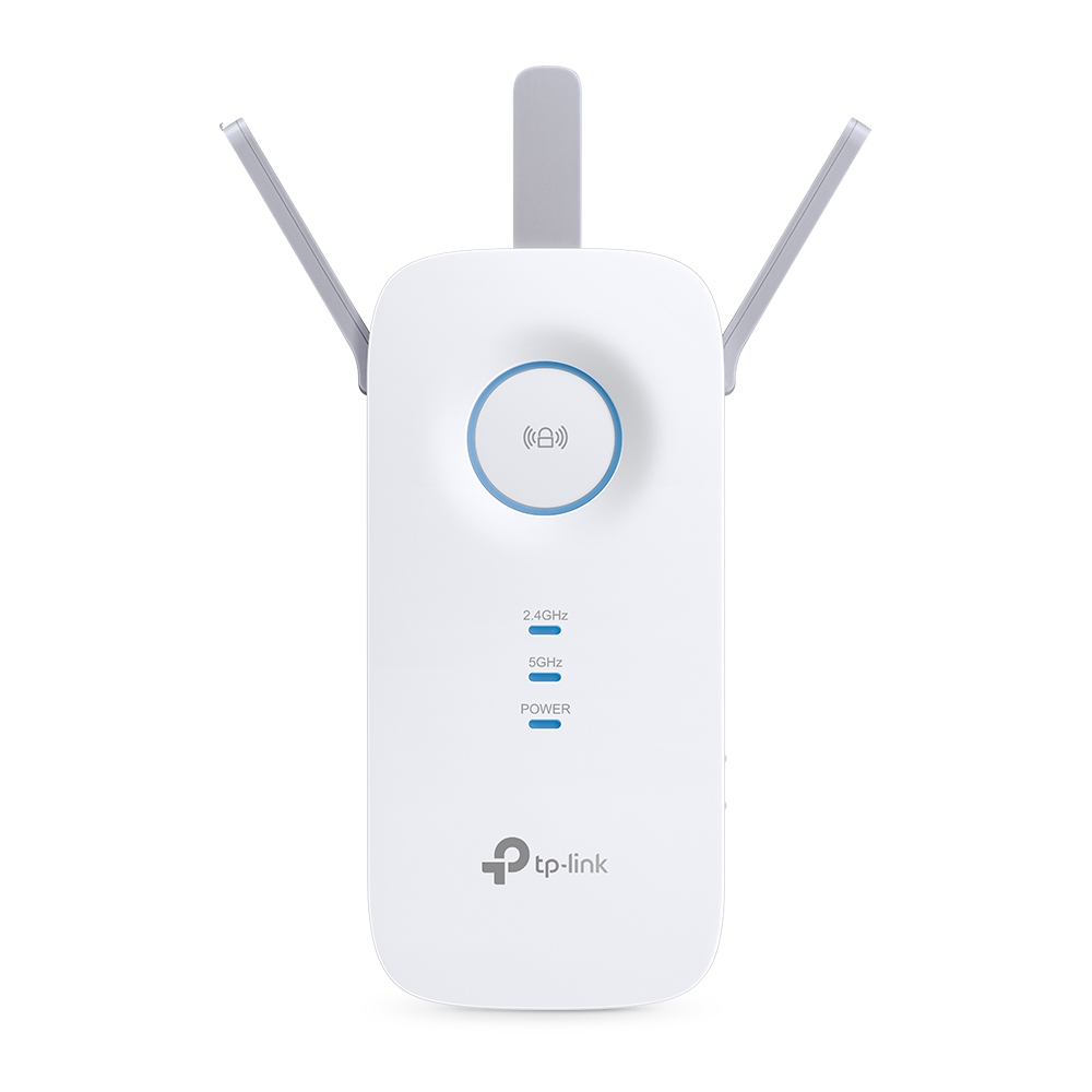 RANGE EXTENDER TP-LINK wireless 1900Mbps, 1 port Gigabit, 3 antene externe, dual band AC1900, 2.4GHz & 5GHz "RE550" (timbru verde 2 lei)