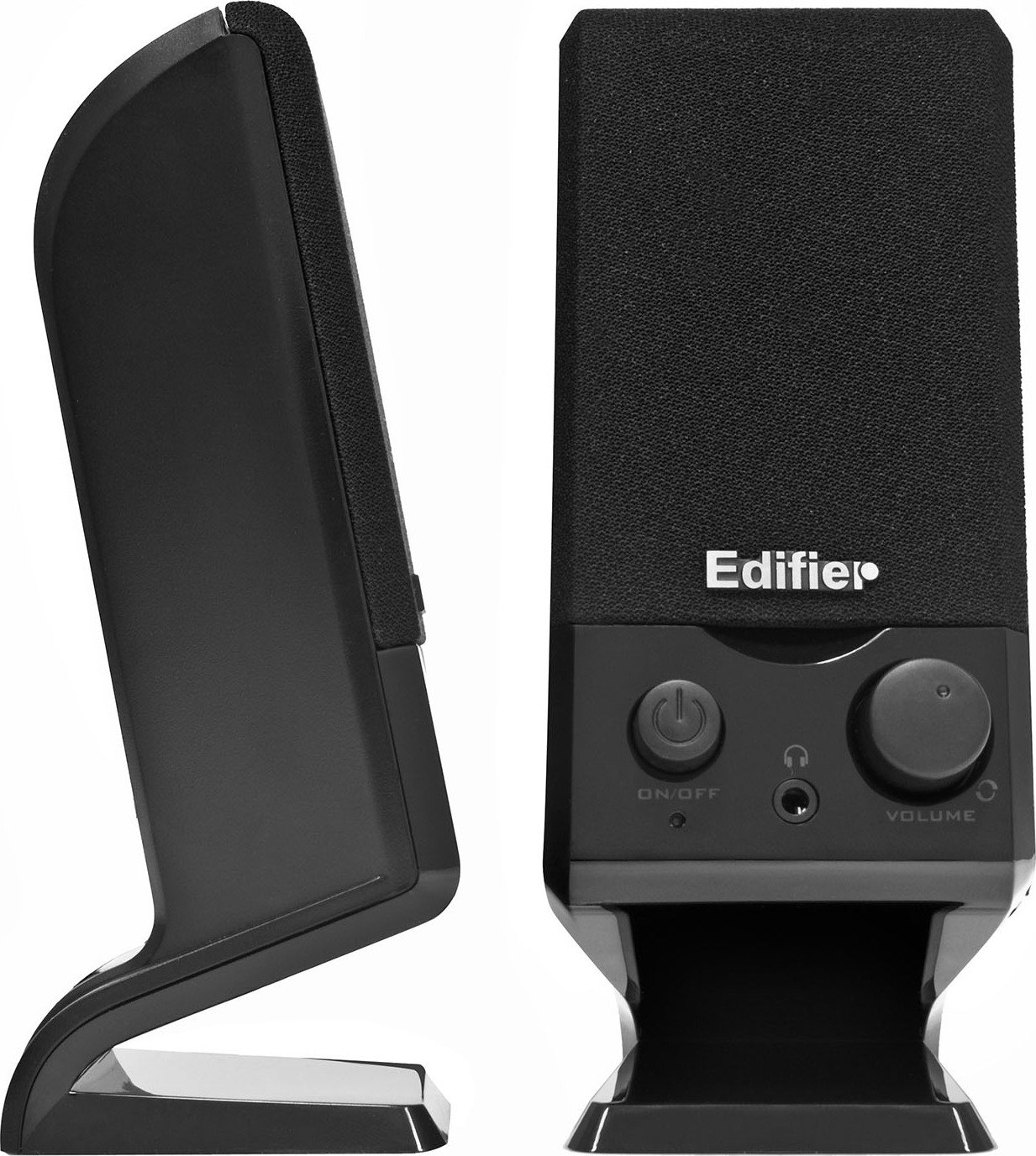 BOXE EDIFIER 2.0, RMS: 1.2W (2 x 0.6W), control volum, USB power, black, "M1250" 674667001001 (timbru verde 0.8 lei)