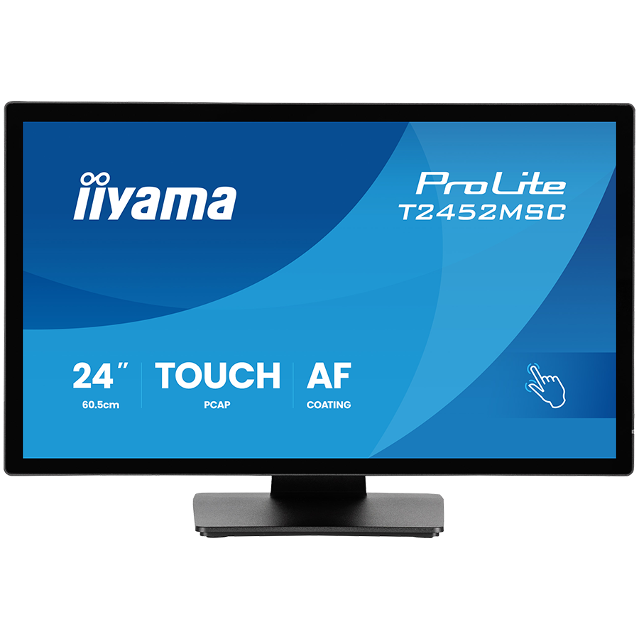 Monitor cu ecran tactil iiyama ProLite 22 FULL HD LED IPS /HDMI, DP/ Difuzoare "T2452MSC-B2"
