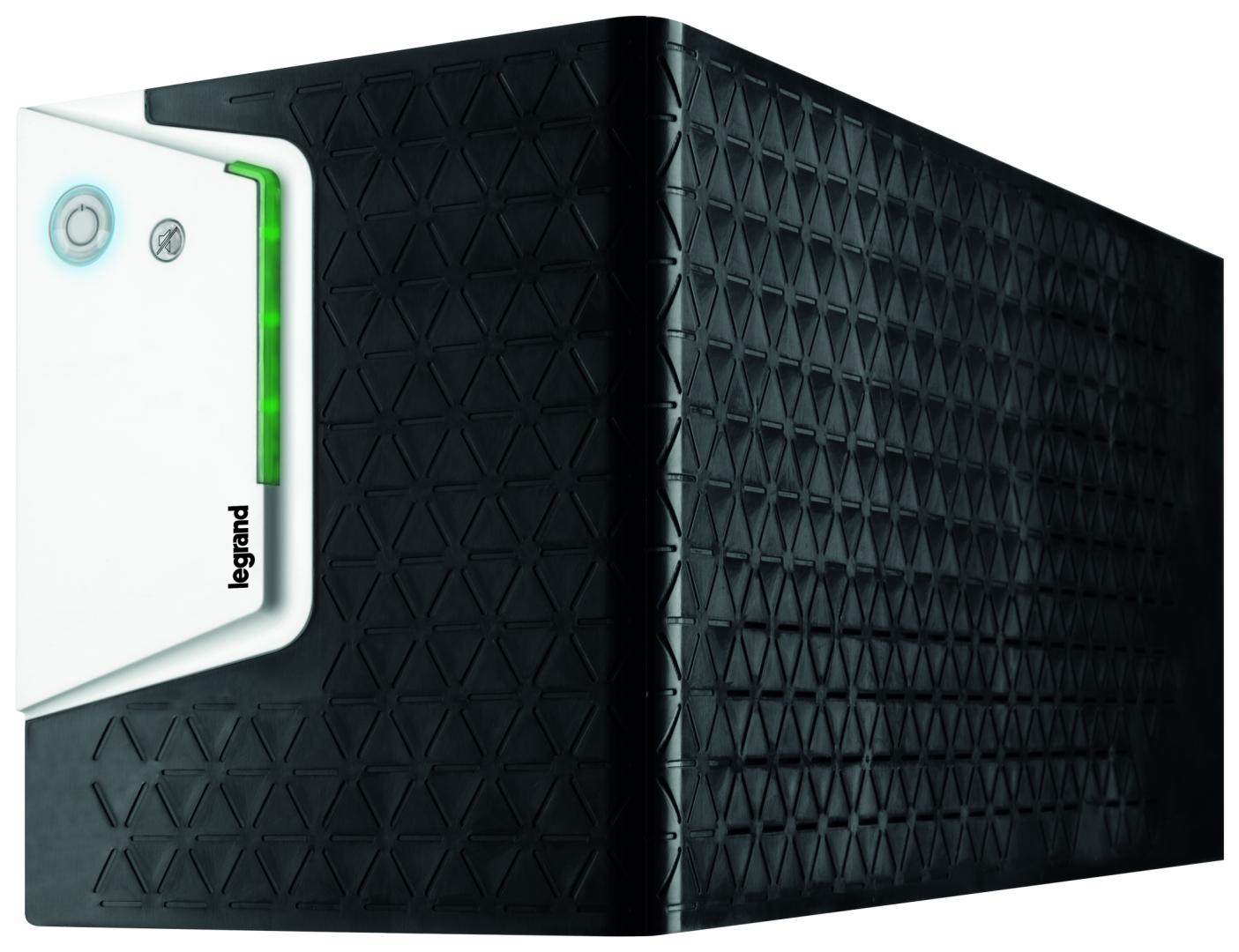 UPS LEGRAND, "KEOR SP", Line Int. cu management, mini tower, 2000VA/1200W, AVR, IEC x 2/ Schuko x 2, back-up 1 - 10 min., "000000000000310193" (timbru verde 11 lei)