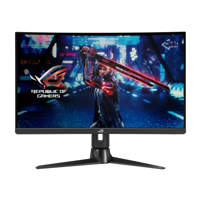 Monitor Gaming Asus ROG Strix 27", XG27AQV, IPS WQHD (2560 x 1440), 170 Hz (OC),1 ms GTG,FreeSync "XG27AQV" timbru verde 7 lei