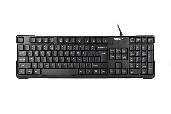 TASTATURA A4TECH, "KR750", cu fir, 105 taste format standard , USB, negru, "KR-750-USB" 45504985 (timbru verde 0.8 lei)