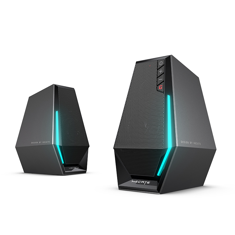BOXE EDIFIER Gaming 2.0, RMS: 5W(2x2.5W),bass 2.5",control volum,BT/USB/AUX, sound mode:Music/Game/Movie, 12 x LED RGB, frecv. rasp 98Hz-20KHz, USB power,black, "G1500-BK" (timbru verde 0.8 lei)