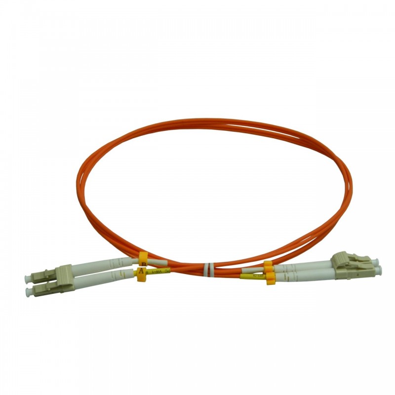 Patchcord FO LC/PC-LC/PC, MM OM2 50/125, manta LSZH 2.0mm, duplex 15m, "LC-LC-MM2/DX-15" (timbru verde 0.8 lei)