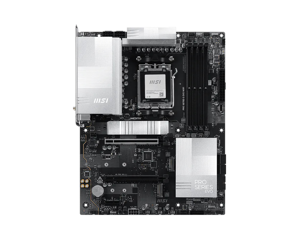 Placa de baza MSI PRO X870E-S EVO WIFI, Socket AM5, DDR5, PCI-E 5.0 "PRO X870E-S EVO WIFI"