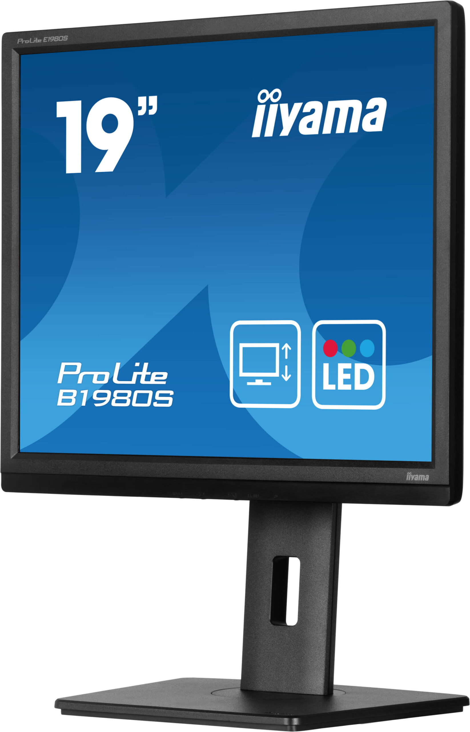 Iiyama PROLITE B1980S-B1 LED monitor 19 inch 1280 x 1024 75 Hz TN 250 cd 1000:1 3ms HDMI DP, SPEAKER B1980S-B1 - imagine 6
