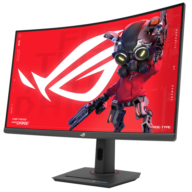 Monitor Gaming VA LED ASUS ROG Strix 31.5" XG32WCS, WQHD (2560 x 1440), HDMI, DisplayPort, Ecran curbat, 180 Hz, 1 ms (Negru) "90LM0AC0-B01970" - imagine 5