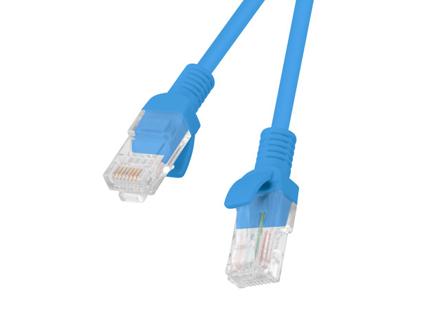 Patch cord Lanberg Cat.6 UTP 0,5 m albas "PCU6-10CC-0050-B" (timbru verde 0.08 lei)